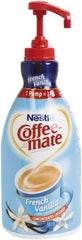 Coffee-Mate - Liquid Coffee Creamer, French Vanilla, 1500mL Pump Bottle - Exact Industrial Supply