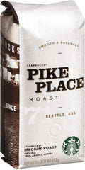 Starbucks - Coffee, Pike Place, Ground, 1 Lb Bag - Exact Industrial Supply