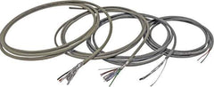 Made in USA - 24 AWG, 2 Wire, 100' OAL Shielded Automation & Communication Cable - PVC Insulation, Tinned Copper Conductor, 300 Volts, 0.15" OD - Exact Industrial Supply