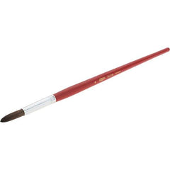 Osborn - #6 Camel Hair Marking Brush - 9/32" Wide, 1-1/8" Bristle Length, Wood Handle - Exact Industrial Supply