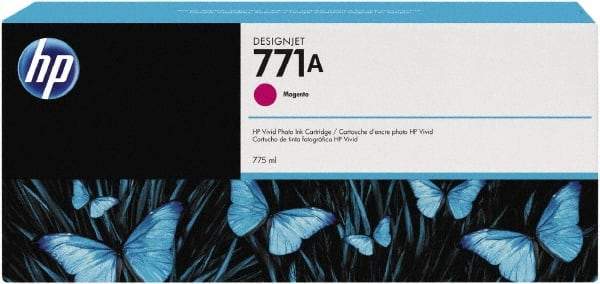 Hewlett-Packard - Magenta Ink Cartridge - Use with HP Designjet Z6200, Z6600, Z6800 - Exact Industrial Supply