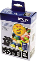 Brother - Black Ink Cartridge - Use with Brother MFC-J280W, J425W, J430W, J435W, J5910DW, J625DW, J6510DW, J6710DW, J6910DW, J825DW, J835DW - Exact Industrial Supply