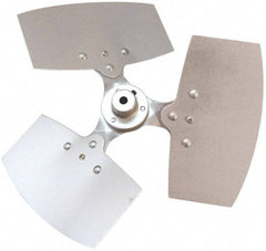 Maxess Climate Control Technologies - 12mm Bore Diam, Commercial Fan Blade - 170mm Wide, Clockwise Rotation, 3 Blades - Exact Industrial Supply