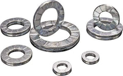 DISC-LOCK - 1-3/8", 2.196" OD, Zinc Flake, Steel Wedge Lock Washer - Grade 1010 Carbon Steel, 1.464 to 1.474" ID - Exact Industrial Supply