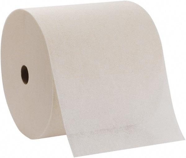 Georgia Pacific - Dry Shop Towel/Industrial Wipes - Jumbo Roll, 6-3/4" x 10-1/2" Sheet Size, White - Exact Industrial Supply