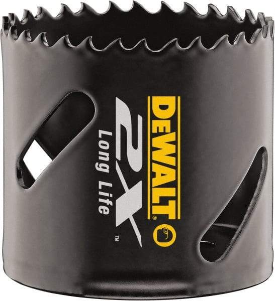 DeWALT - 7/8" Diam, 1-7/8" Cutting Depth, Hole Saw - Bi-Metal Saw, Toothed Edge - Exact Industrial Supply