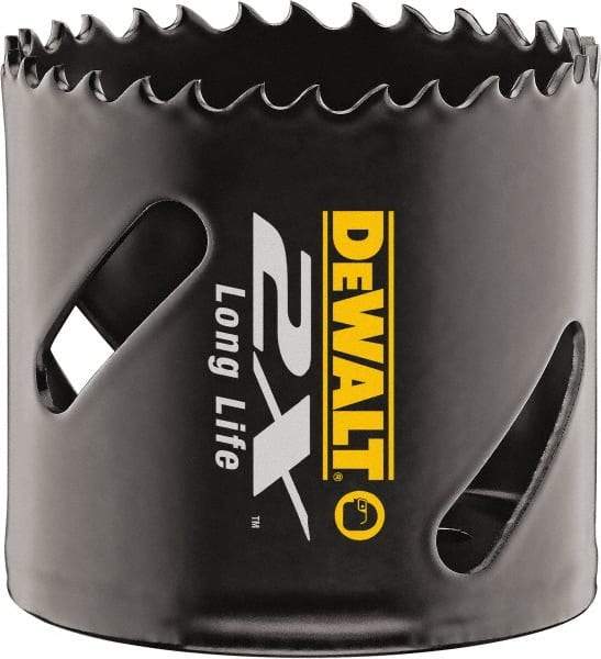 DeWALT - 1" Diam, 1-7/8" Cutting Depth, Hole Saw - Bi-Metal Saw, Toothed Edge - Exact Industrial Supply