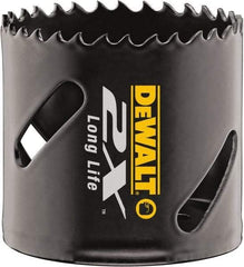 DeWALT - 1-9/16" Diam, 1-7/8" Cutting Depth, Hole Saw - Bi-Metal Saw, Toothed Edge - Exact Industrial Supply