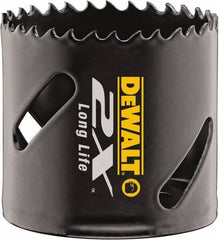 DeWALT - 2-1/2" Diam, 1-7/8" Cutting Depth, Hole Saw - Bi-Metal Saw, Toothed Edge - Exact Industrial Supply