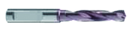 6.1mm Dia. - Carbide HP 3XD Drill-140° Point-Coolant-Firex-Notch Shank - Exact Industrial Supply