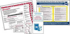 NMC - Not Applicable Hazmat, Spill Control & Right to Know Training Kit - English, Spanish, Includes Posters, Wallet Cards, Booklets - Exact Industrial Supply