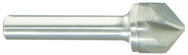 3/4" Size-3/8" Shank-82° Carbide-Bright 6 Flute Chatterless Countersink - Exact Industrial Supply