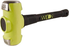 Wilton - 10 Lb Head, 16" Long Sledge Hammer - Steel Head, Steel Handle with Grip - Exact Industrial Supply