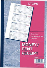 TOPS - 100 Sheet, 2-3/4 x 7-1/8", Receipt Book - Exact Industrial Supply