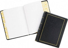Wilson Jones - 250 Sheet, 8-1/2 x 11", Log Book - Black - Exact Industrial Supply