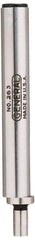 General - 0.2" Head Diam, 3/8" Shank, Single End, Mechanical Edge Finder - Accurate to 0.0005", Cylindrical Contact - Exact Industrial Supply