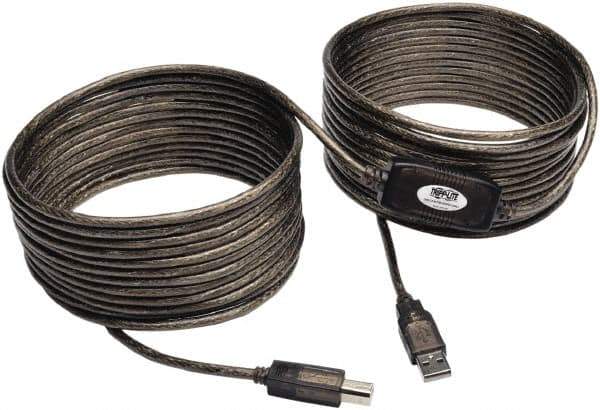 Tripp-Lite - 36' Long, USB A/B Computer Cable - Beige, Male x Male - Exact Industrial Supply