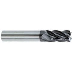 3/4" Dia. - 2-1/4" LOC - 5" OAL - .030-.035 Radius 5 FL Carbide S/E HP End Mill-AlTiN - Exact Industrial Supply