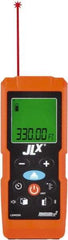 Johnson Level & Tool - 0.05 m to 100.58 m, Laser Distance Finder - 2 AAA Alkaline Batteries, Accurate to 1/16 Inch - Exact Industrial Supply