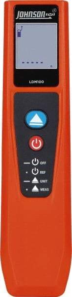Johnson Level & Tool - 0.05 m to 30.48 m, Laser Distance Finder - 2 AAA Battery, Accurate to 5/64 Inch - Exact Industrial Supply