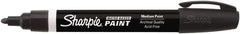 Sharpie - Black Paint Stick - Medium Tip, Water Based - Exact Industrial Supply