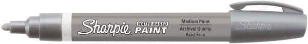 Sharpie - Silver Paint Stick - Medium Tip, Water Based - Exact Industrial Supply