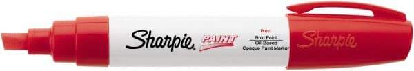 Sharpie - Red Paint Marker - Bold Tip - Exact Industrial Supply