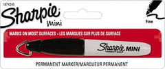 Sharpie - Black Permanent Marker - Fine Tip, AP Nontoxic Ink - Exact Industrial Supply