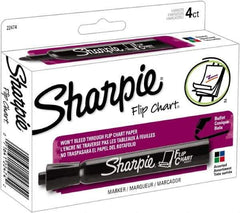 Sharpie - Black, Blue, Green, Red Permanent Marker - Bullet Tip, Water Based - Exact Industrial Supply