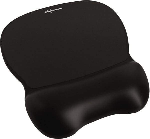 innovera - 9-5/8" x 8-1/4" x 1-1/8" Black Mouse Pad - Use with Mouse - Exact Industrial Supply