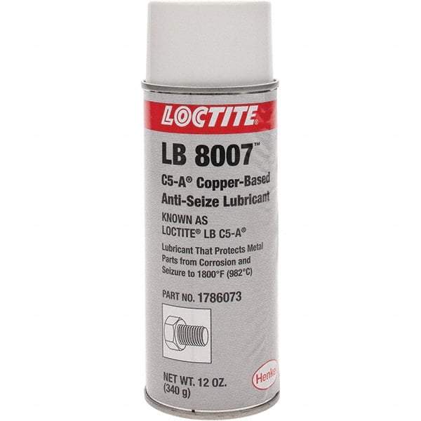 Loctite - 16 oz Aerosol High Temperature Anti-Seize Lubricant - Copper, 1,800°F - Exact Industrial Supply