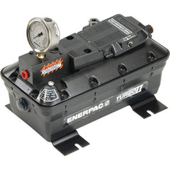 Enerpac - Power Hydraulic Pumps & Jacks Type: Air-Hydraulic Pressure Rating (psi): 5000 - Exact Industrial Supply