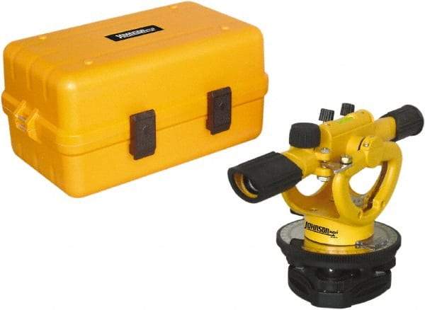 Johnson Level & Tool - Transit, 22x Magnification, Optical Level - Accuracy Up to 3/16 Inch at 100 Ft. - Exact Industrial Supply