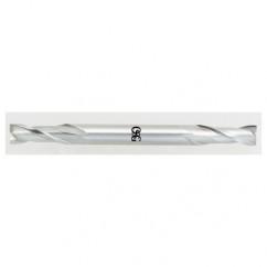 5/64 x 3/16 x 15/64 x 2-1/4 2 Fl HSS-CO Square Center Cutting End Mill - Bright - Exact Industrial Supply