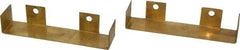 Value Collection - 4, 5 & 6" Jaw Width, Brass, Vise Jaw Cap - Compatible with 4, 5 & 6" Vises - Exact Industrial Supply