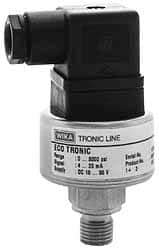 Wika - 500 Max psi, Eco-tronic Pressure Transmitters & Transducers - 1/4" Thread - Exact Industrial Supply