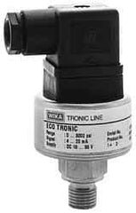 Wika - 1,740 Max psi, Eco-tronic Pressure Transmitters & Transducers - 1/4" Thread - Exact Industrial Supply