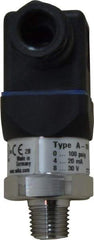 Wika - 500 Max psi, Eco-tronic Pressure Transmitters & Transducers - 1/4" Thread - Exact Industrial Supply