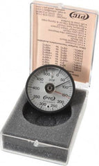 PTC Instruments - 500°F, 2 Inch Dial Diameter, Dual Magnet Mount Thermometer - 5° Division Graduation - Exact Industrial Supply