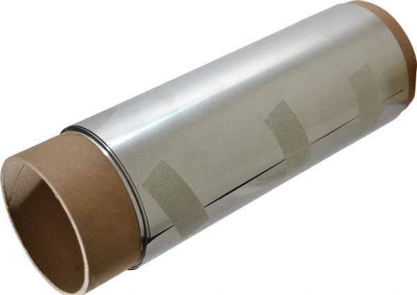 Made in USA - 25 Ft. Long x 10 Inch Wide, 1800°F Max, 321 Stainless Steel Tool Wrap - 0.002 Inch Thick - Exact Industrial Supply