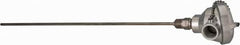 Thermo Electric - Thermocouple Probe Aluminum Head, J Calibration - Aluminum Head - Exact Industrial Supply