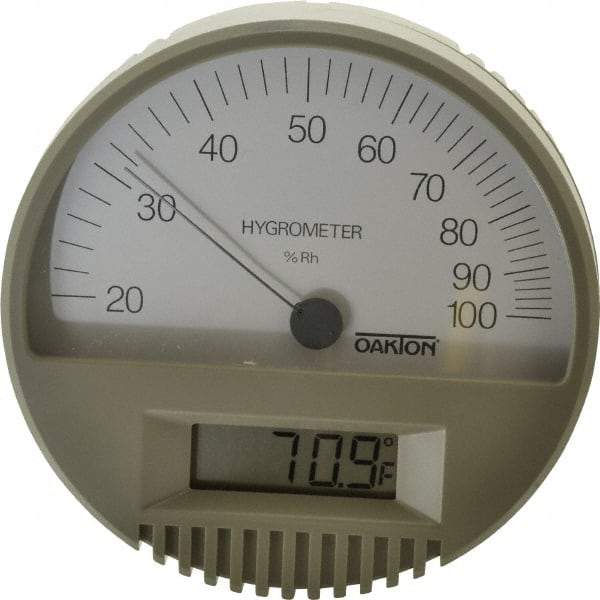 Oakton - 0 to 160°F, 20 to 100% Humidity Range, Thermo-Hygrometer - Exact Industrial Supply