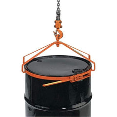 Wesco Industrial Products - 700 Lb Load Capacity, 55 Gal Drum Lifter - 23-1/2" Wide x 12-1/2" High, Steel Wheels - Exact Industrial Supply