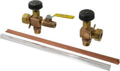 Conbraco - 400 psi Working Pressure, 250 Max psi, Bronze Liquid Level Gage Glass - 400°F Max Operating Temp, 3/4 Inch Thread, PTFE Seal - Exact Industrial Supply