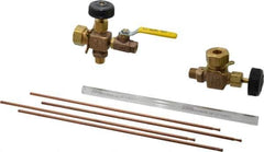 Conbraco - 400 psi Working Pressure, 250 Max psi, Bronze Liquid Level Gage Glass - 400°F Max Operating Temp, 1/2 Inch Thread, PTFE Seal - Exact Industrial Supply