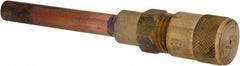 Parker - 500 Max psi, 1/4 Tube Outside Diameter, Extended Copper Tube Access Valve - Exact Industrial Supply