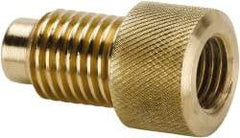 Parker - 1/4" Tube OD Access Valve Refrigerant Adapter - For Parker Brass Access Valves - Exact Industrial Supply