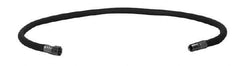 Alliance Hose & Rubber - 1" ID x 1.48" OD 10' Long Multipurpose Air Hose - MNPT x FNPT(Swivel) Ends, 300 Working psi, -40 to 190°F, 1" Fitting, Black - Exact Industrial Supply