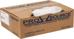 PRO-SOURCE - 0.6 mil Thick, Household/Office Trash Bags - 24" Wide x 31" High, Clear - Exact Industrial Supply