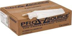 PRO-SOURCE - 0.6 mil Thick, Household/Office Trash Bags - 30" Wide x 36" High, Clear - Exact Industrial Supply